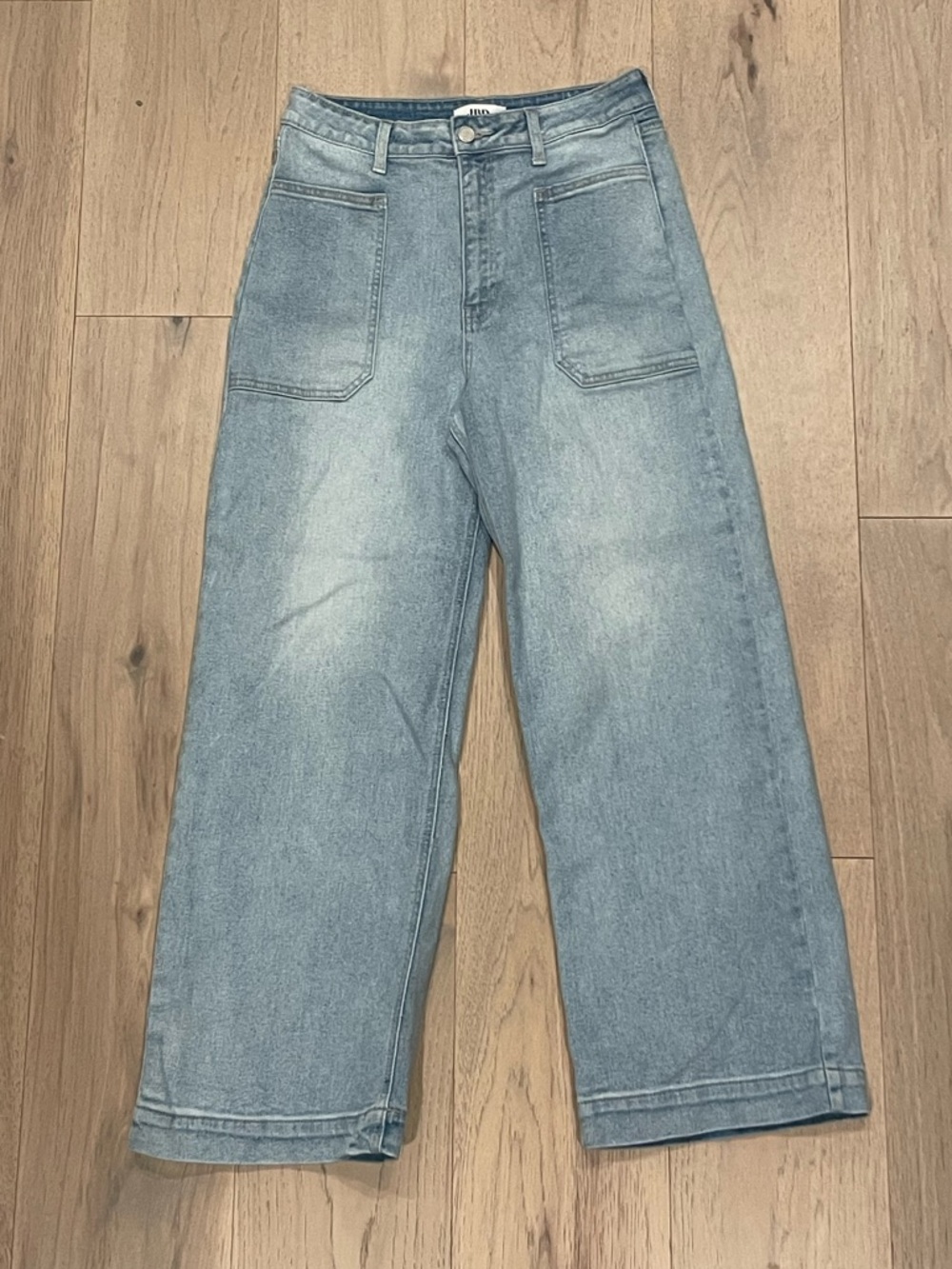 JBD Sailor Wide Leg High Rise Crop Jeans 29